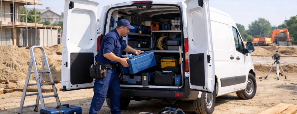 artisan charge matériel camionnette assurance auto professionnelle