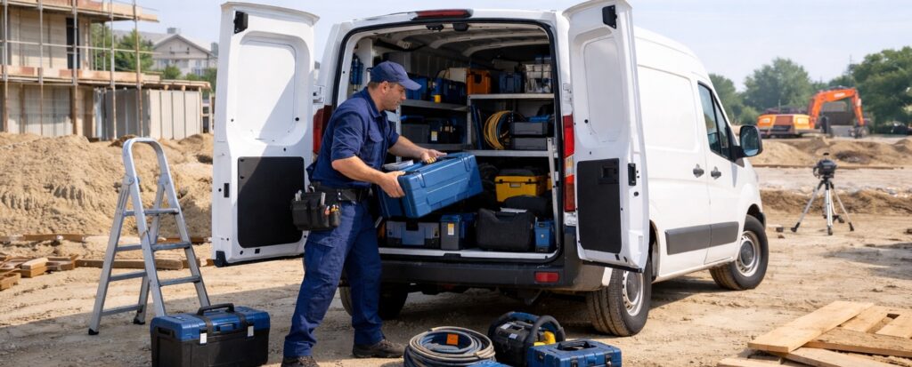 artisan charge matériel camionnette assurance auto professionnelle