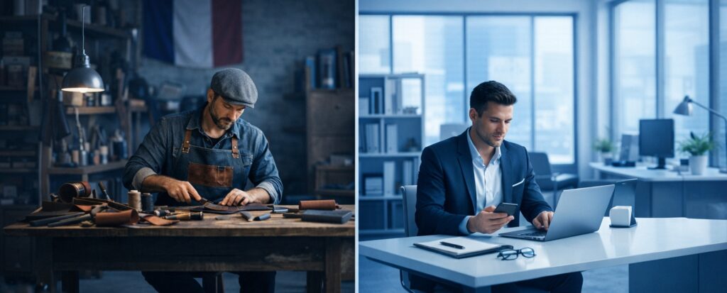 comparatif protection sociale artisan salarié différences cotisations